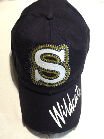 Shenango Wildcats Big "S" Bling Hat