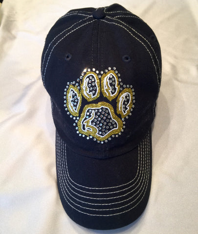 Wildcats Rhinestone Paw Print Hat