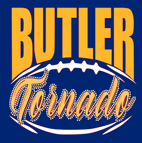 Butler Tornado Football Bling