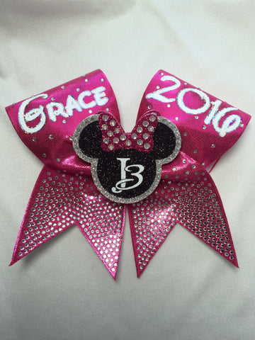 Ombre' Rhinestone Mouse Bow