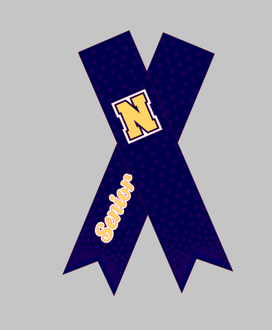 Norwell Navy Satin Senior Bow