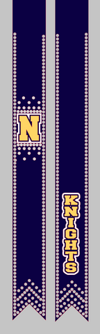 Norwell High School Navy Bow