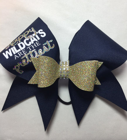 Happy Wildcats are the Prettiest Bow