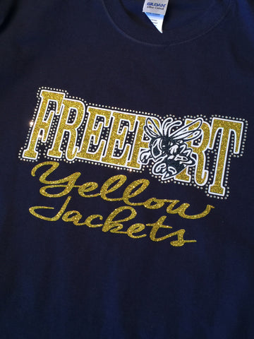 Freeport Yellow Jackets tee or hoodie