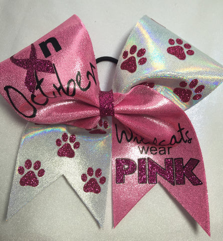 In October Wildcats wear Pink