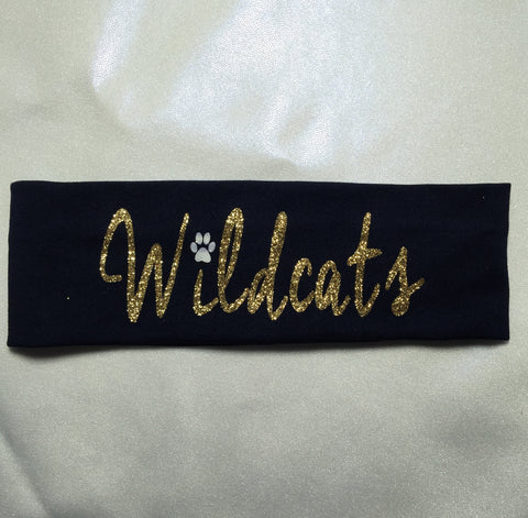Wildcats Glitter Headband