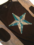 Nautical Star Spangle Elbow Patch Tee