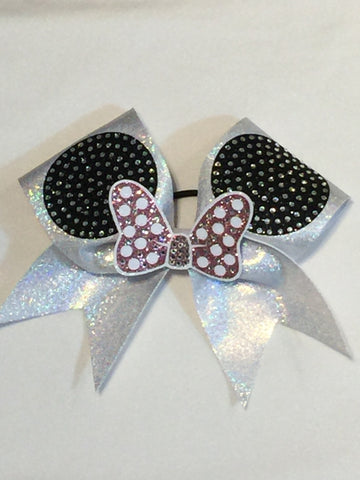 Mouse Ears Bow with Bling