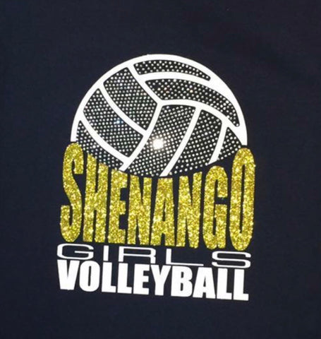 Shenango Wildcats Girls Volleyball Bling Shirt